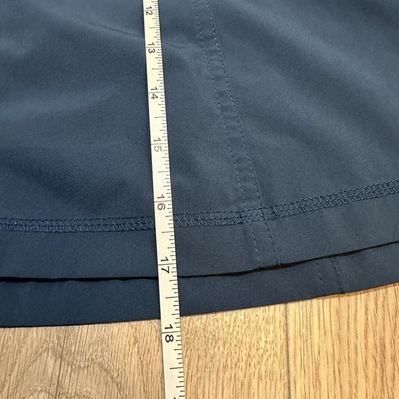 Title Nine Nimblene Swingtastic Skort Womens 12 Blue Athletic Stretch Activewear - Picture 6 of 11